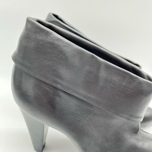 Pour La Victoire |Brenda| Black Leather Ankle Boots Size 8 - Picture 3 of 12